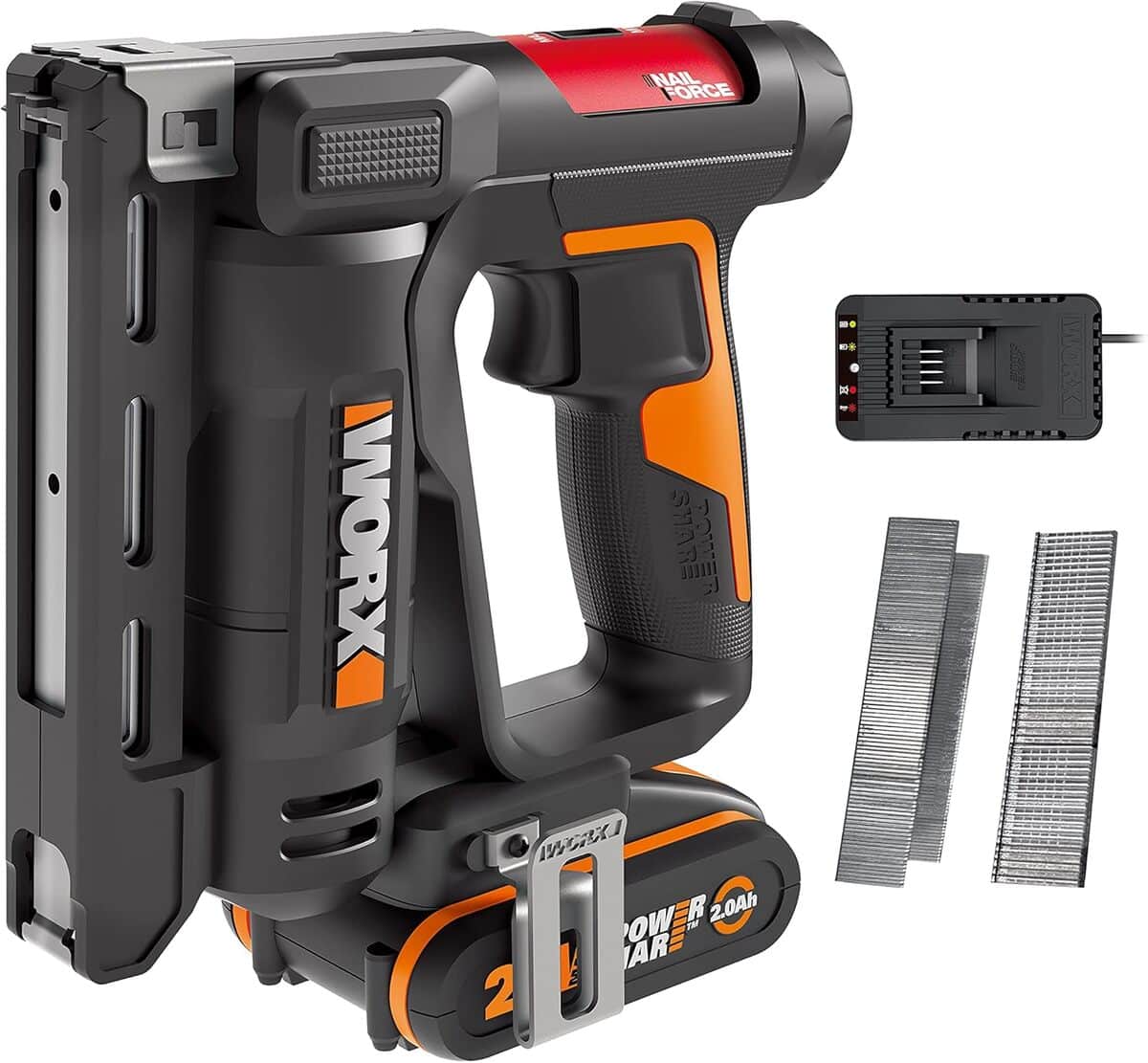 Agrafeuse Cloueuse Sans Fil Tacwise 20V - Avec 1000 Agrafes Et 2000 Clous - Battery Included - Pour Bricolage Pro