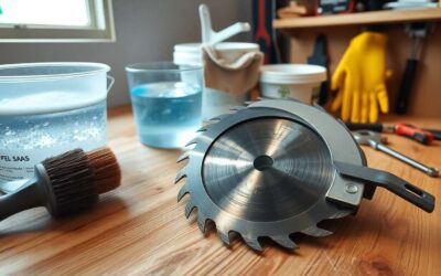 Comment nettoyer les dents d&rsquo;une lame de scie circulaire ?