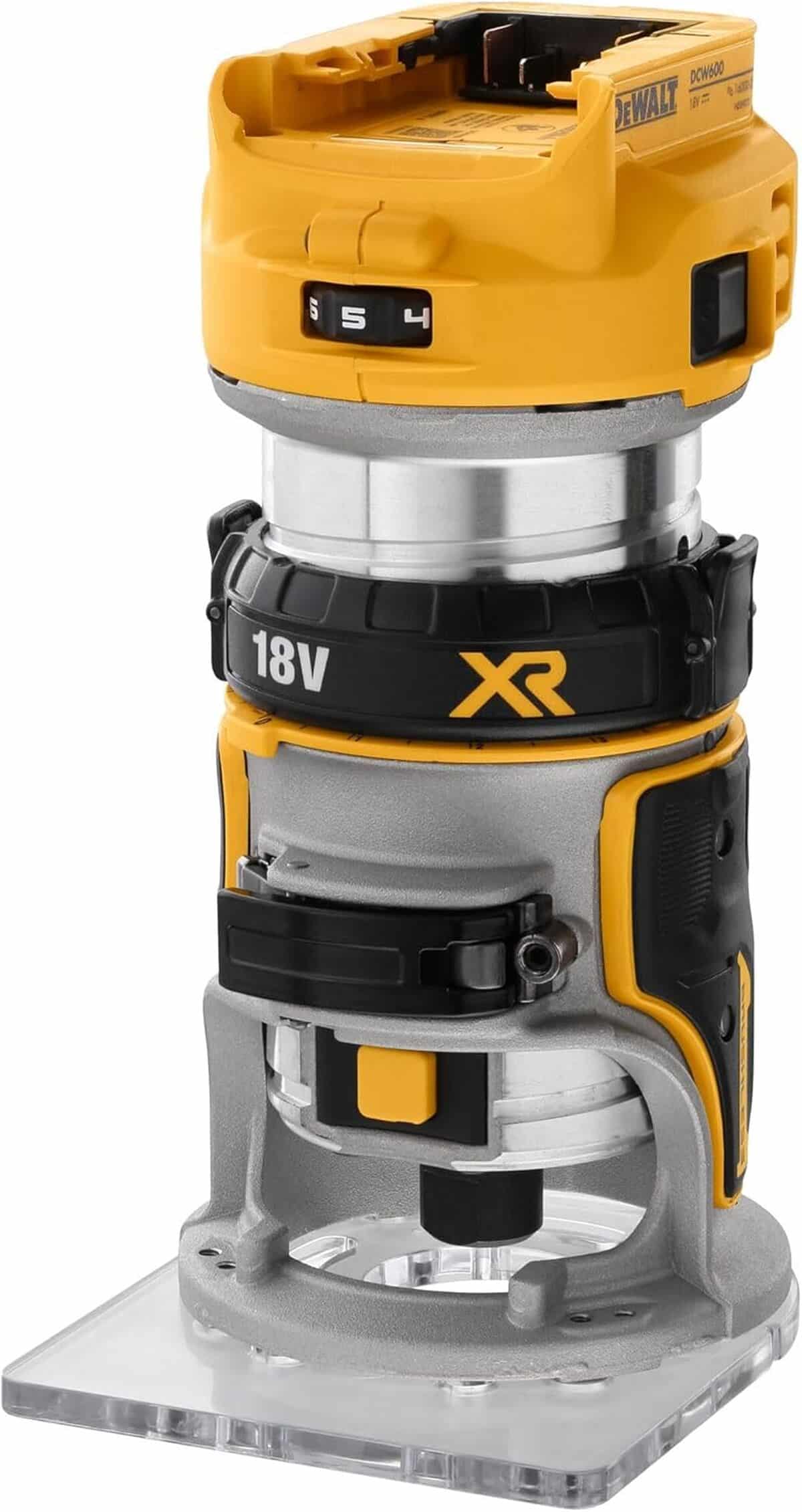 Test de l'affleureuse Dewalt XR 18V BL DCW600N-XJ