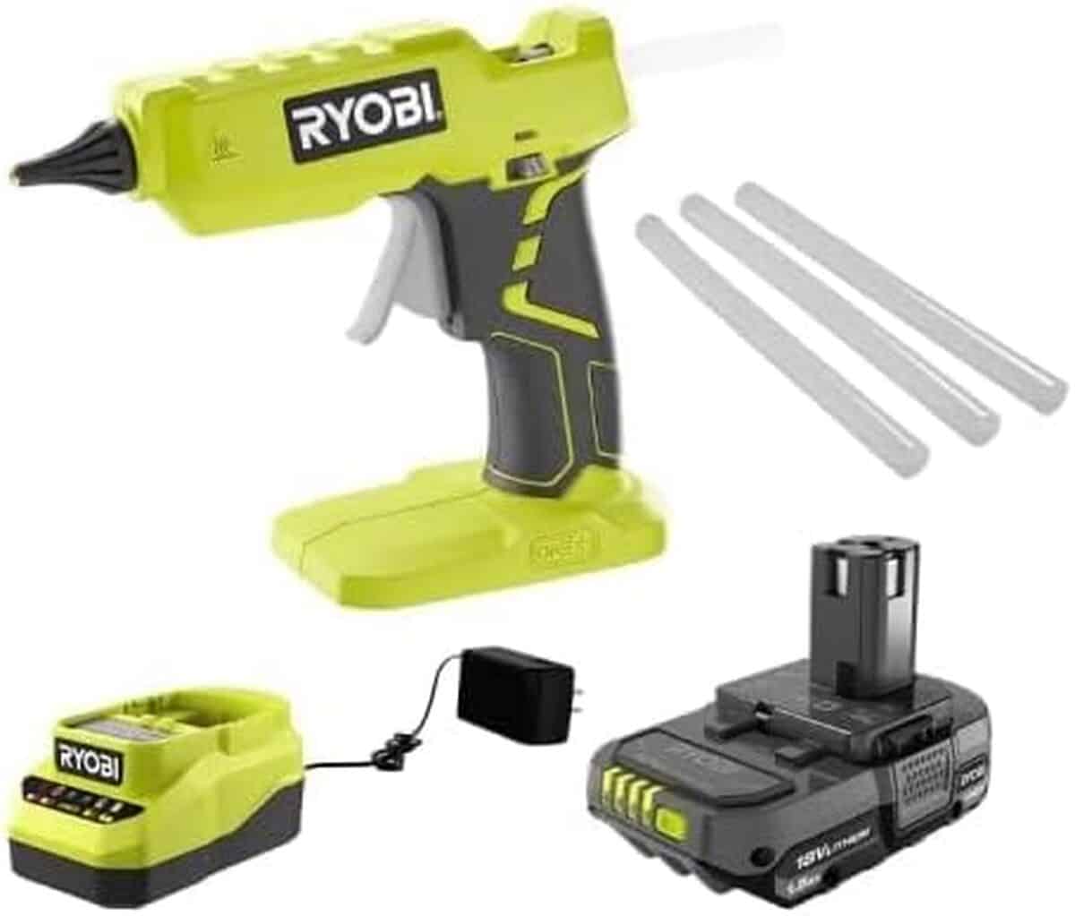 Test du pistolet à colle chaude Ryobi R18GLU-0 18V : l'outil indispensable ?