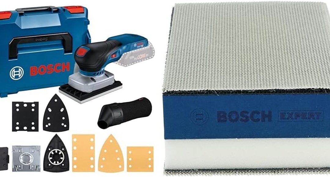 Test de la ponceuse vibrante Bosch Professional 18V GSS 18V-13