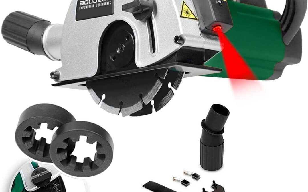 Test de la rainureuse Boudech 1700W avec guide laser et lames diamantées