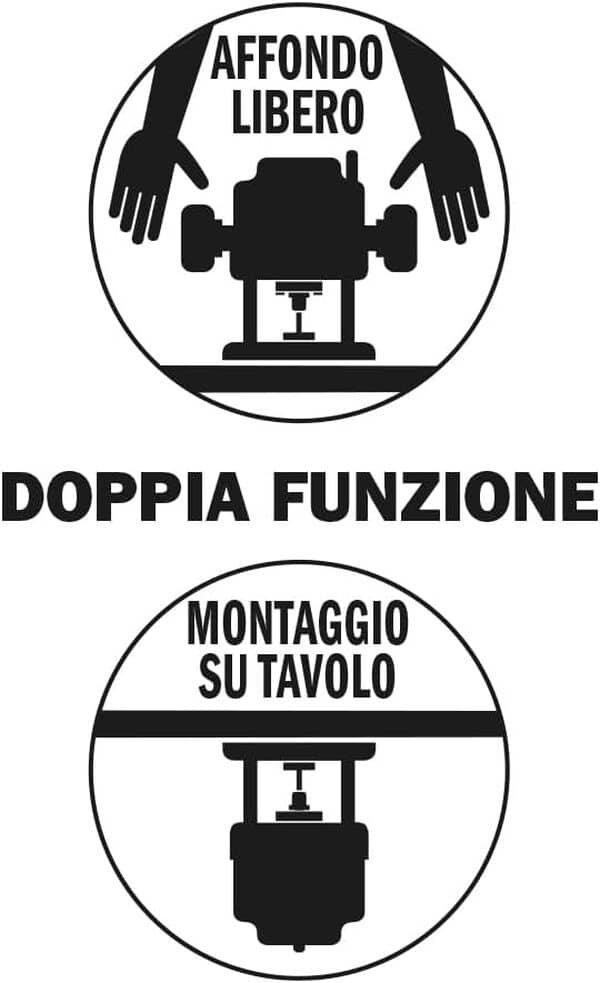 CMT CMT7E Fraiseuse avec pinces de 8 et 12mm