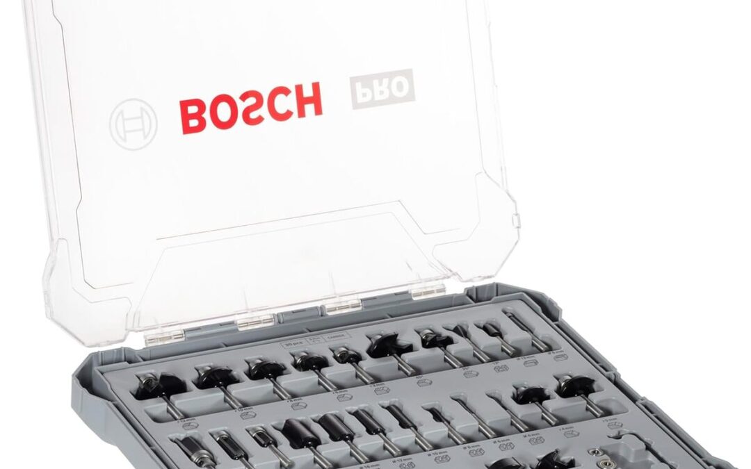 Test : accessoires Bosch fraiseuse mixtes bois, lot de 30