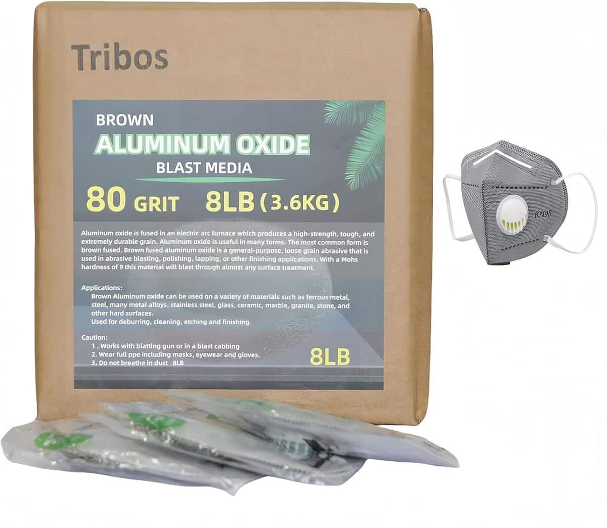 Test des médias de sablage Tribos à l'oxyde d'aluminium (grain 80)