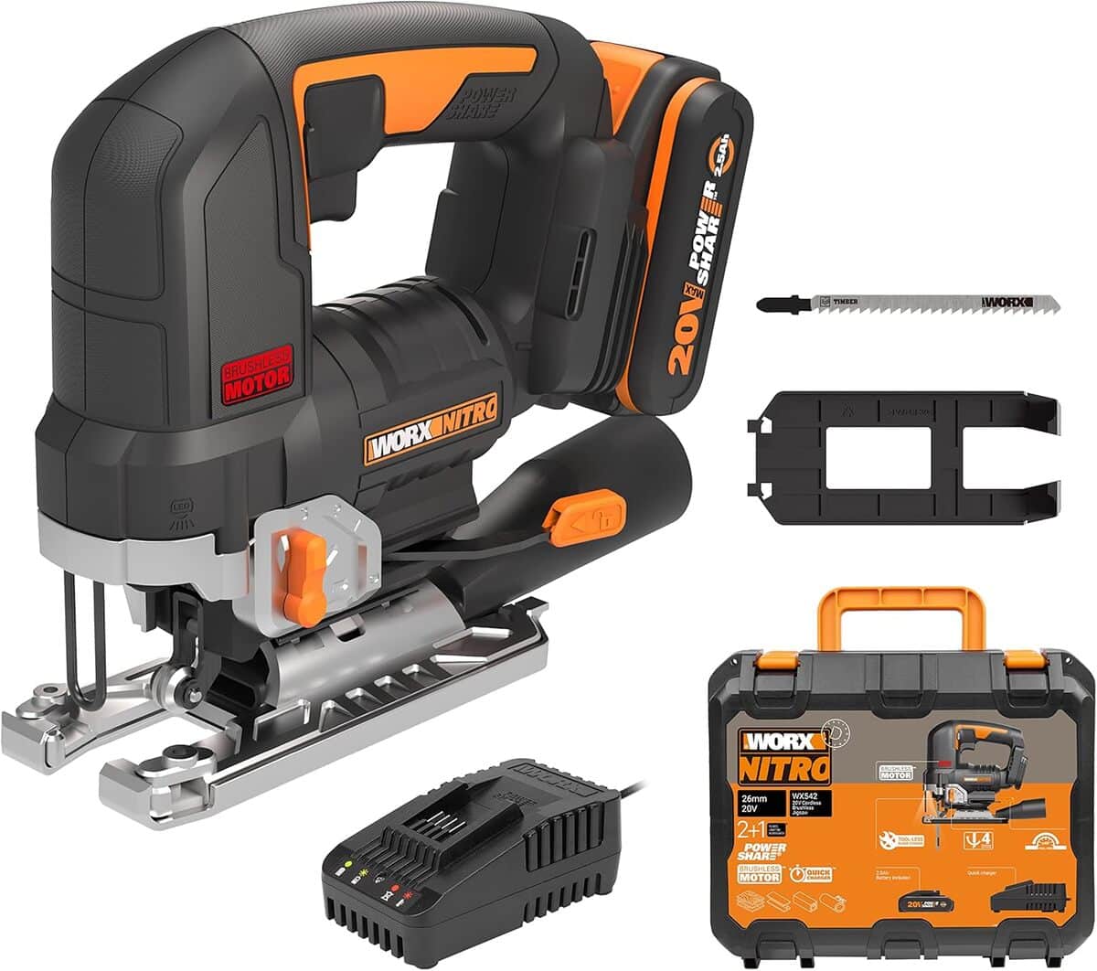 Kit De Lames Pour Scie Sauteuse Worx, Attache En T, Modèle WA8150, 5 Lames