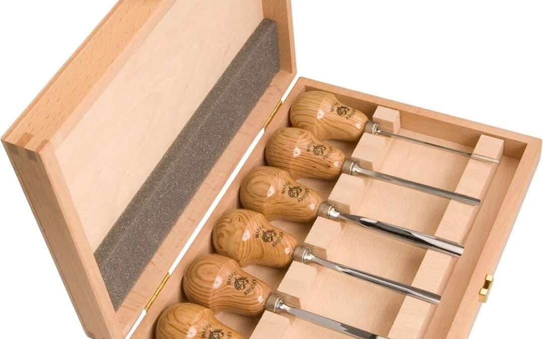 Test : kirschen jeu de 6 outils de sculpteur en coffret bois