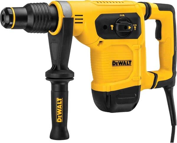 DEWALT - Perforateur-Burineur SDS-MAX 6,1J 1050W - Marteau Perforateur Filaire avec Coffret - 540 trs/min - 3150 cps/min - Perform & Protect Vibration 94 m/s² - Perçage 40 mm Béton 6 - D25481K-QS