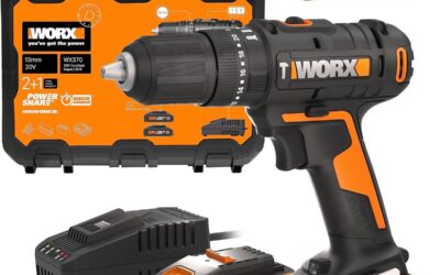 Test de la perceuse visseuse sans fil Worx WX370 : puissance et polyvalence