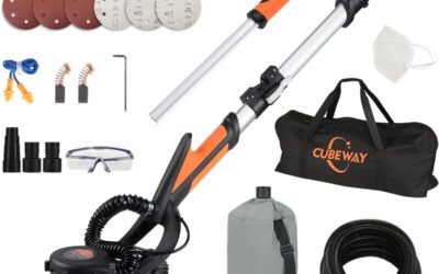 Test de la ponceuse girafe Cubeway 750W avec système d’aspiration et LED