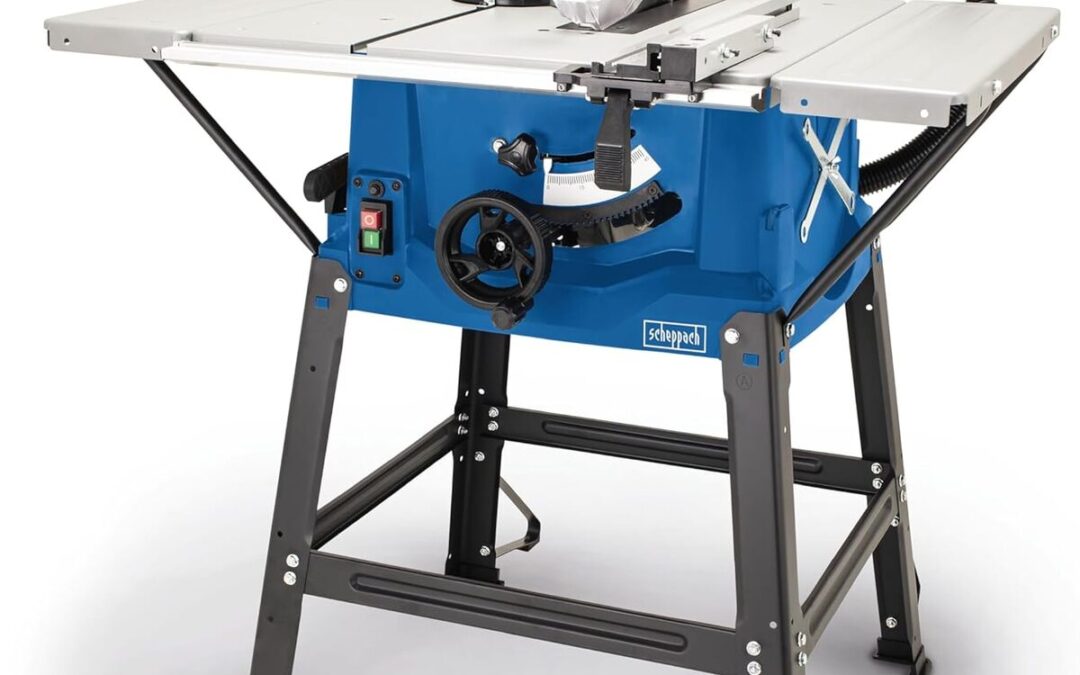 Test de la scie circulaire sur table Scheppach HS100S : puissance et précision