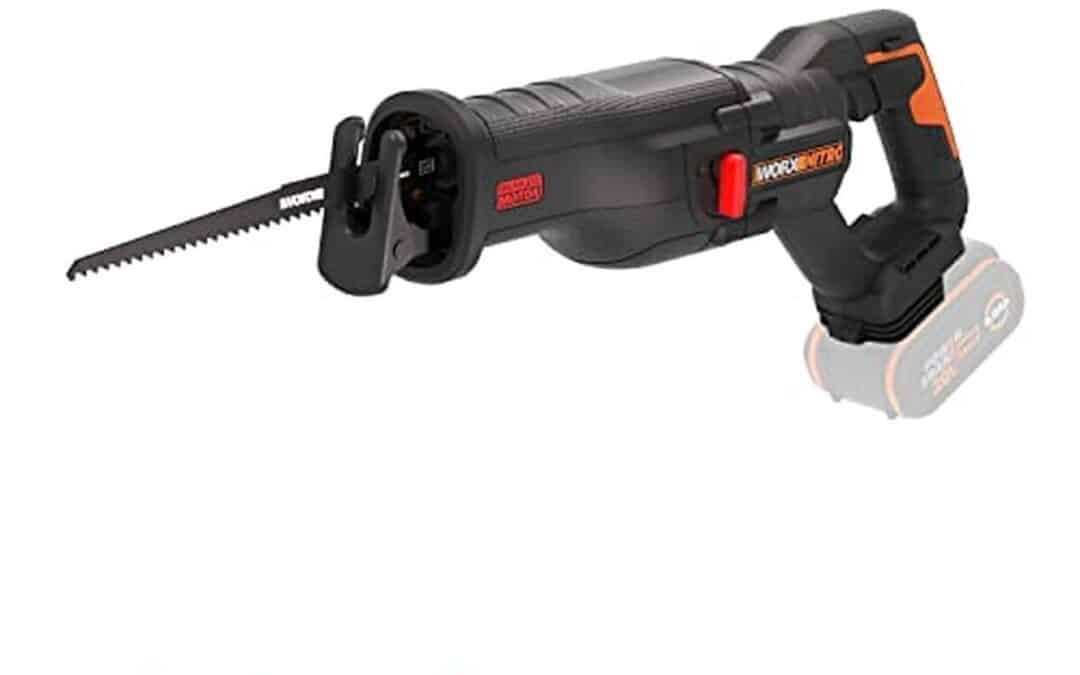 Test de la scie sabre Worx WX516.9 : légèreté et puissance sans fil