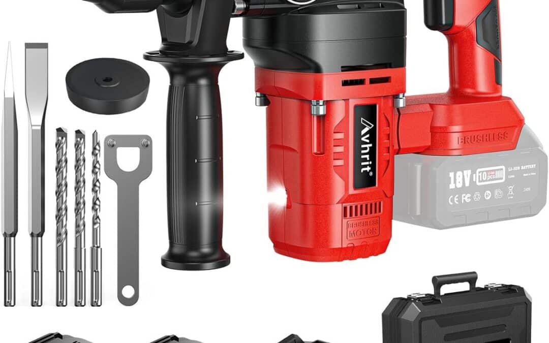 Test du marteau perforateur sans fil Avhrit : puissance 1000W et 4, 2J