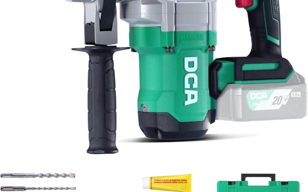 Test du marteau perforateur sans fil DCA 20V : performance et puissance