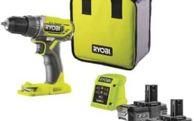Test du pack Ryobi R18DD2-220S : perceuse visseuse 18V avec accessoires