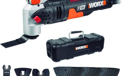 Test du WORX Sonicrafter F50 : l&rsquo;outil multifonctions 450W complet