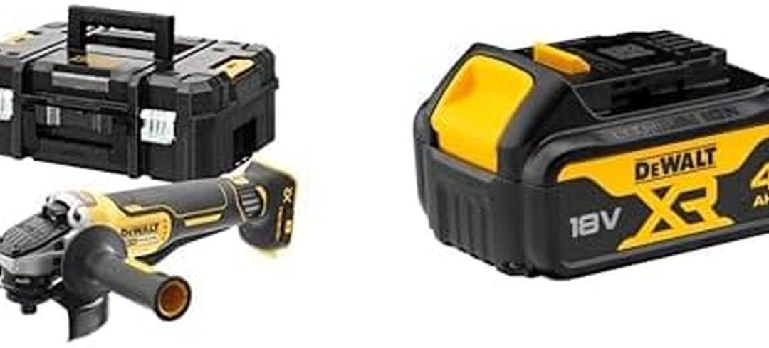 Test meuleuse Dewalt XR 18V : performance et polyvalence