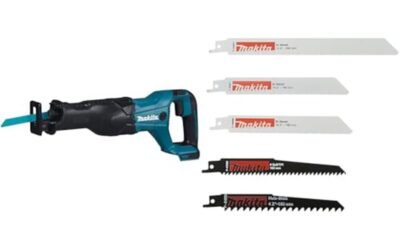 Test de la scie sabre sans fil 18V LXT Makita DJR186ZK avec coffret et lames