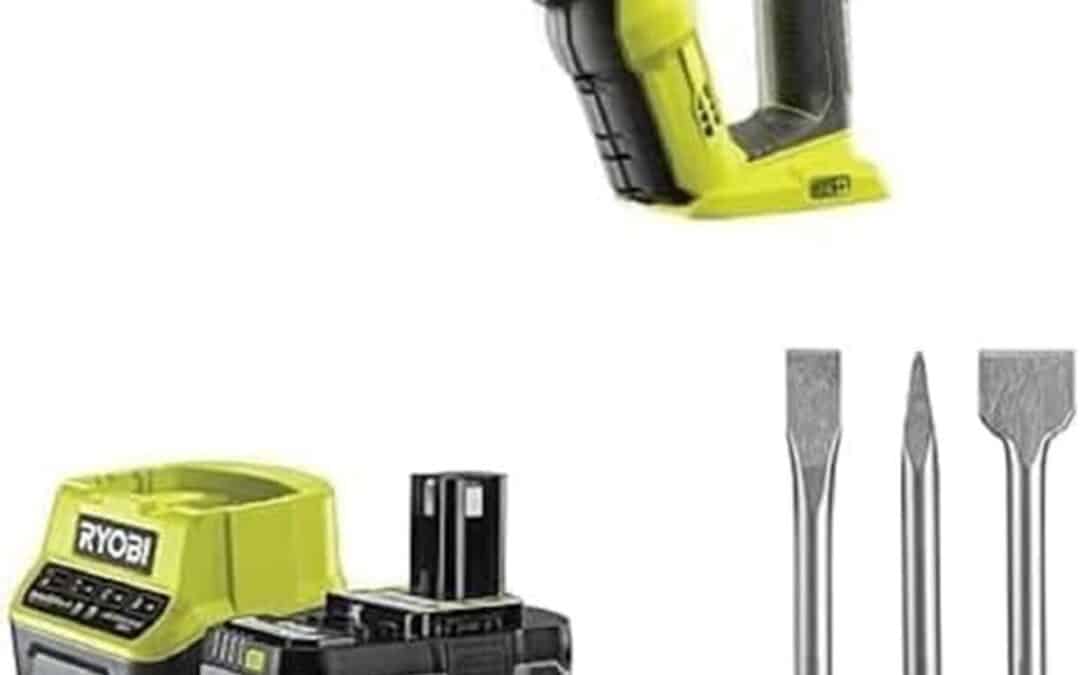 Test du marteau perforateur Ryobi SDS+ 18V, 4 modes et 1, 3 J