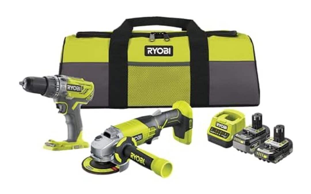 Test du duo Ryobi 18V ONE+ : perceuse percussion et meuleuse performantes