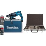 Test du perforateur burineur 800W Makita HR2631FT13 et coffret d'accessoires