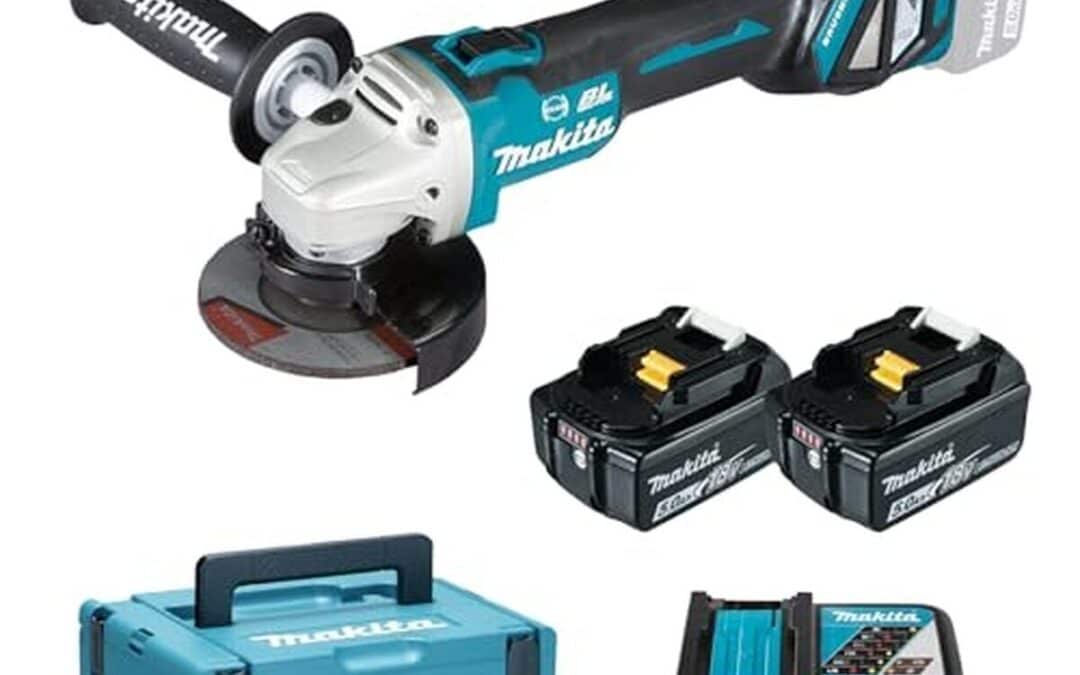Test : meuleuse d'angle 18V LXT Ø125mm Makita DGA513RTJ