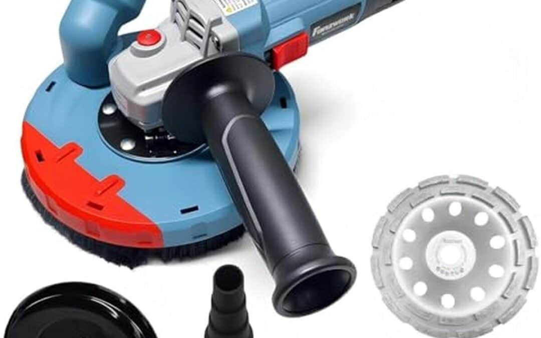 Test: ponceuse béton FANZWORK 1500 W, performance sans entretien