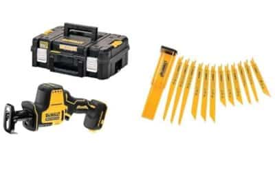 Test : scie sabre compacte Dewalt DCS369NT-XJ, efficacité sans fil