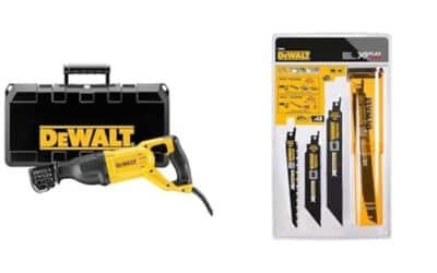Test : scie sabre Dewalt DWE305PK-QS 1100W et coffret lames XR