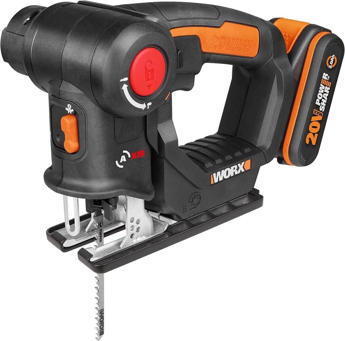 Test de la scie multifonction WORX WX550 sans fil 20V