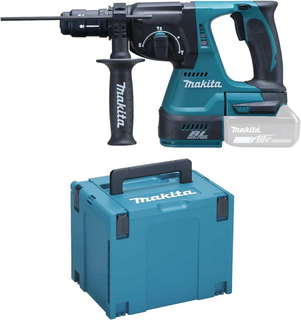 Test du perfo-burineur Makita DHR243ZJ 18 V