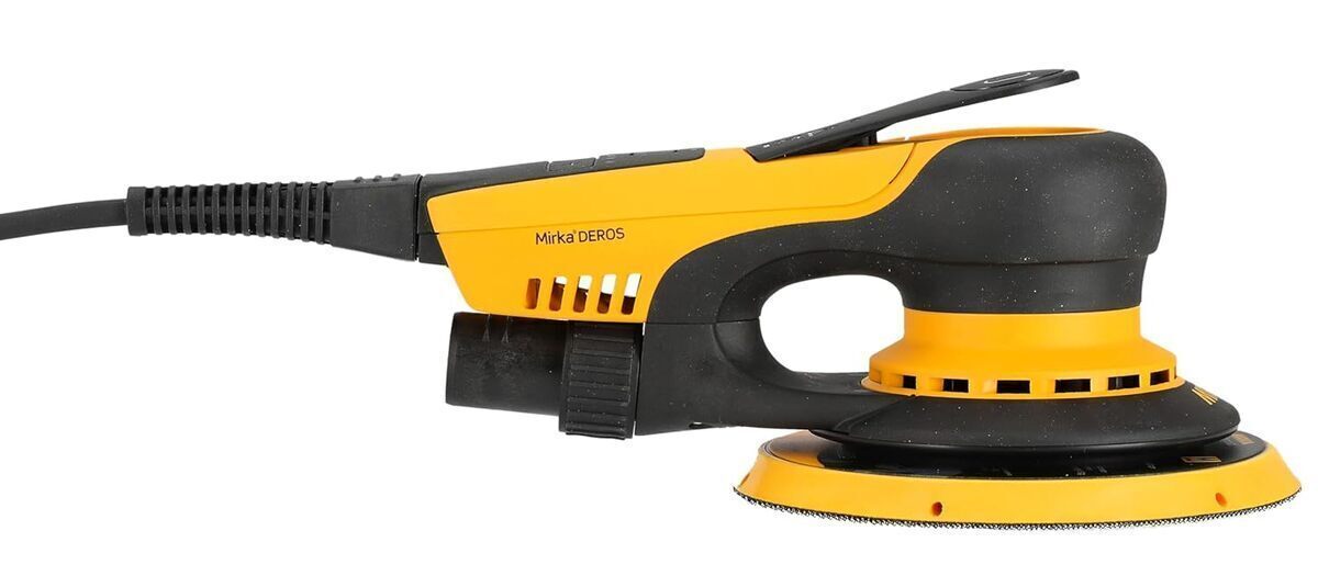 Test Mirka DEROS II 625 : ponceuse excentrique avec aspiration