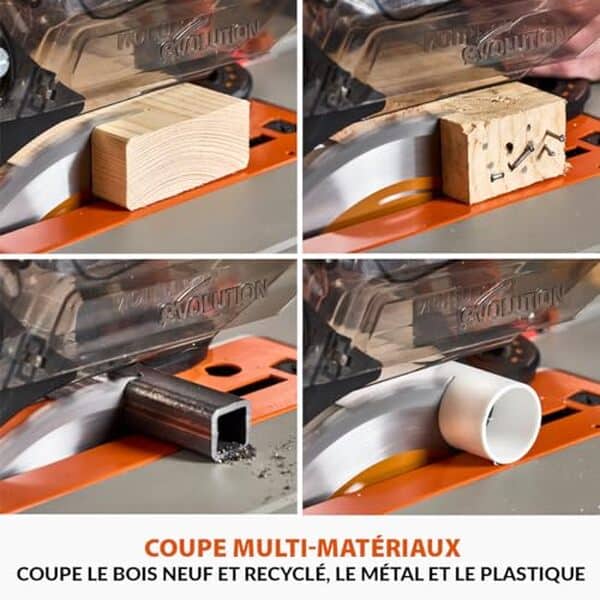 Découvrez notre test détaillé de la scie de table Evolution R255TBLX+ 1800w. Performance, polyvalence et fiabilité pour scier tous les matériaux : bois, aluminium et plastique. 