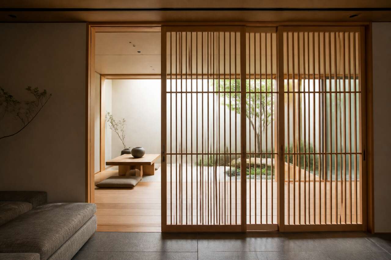 Avantages des panneaux japonais en menuiserie