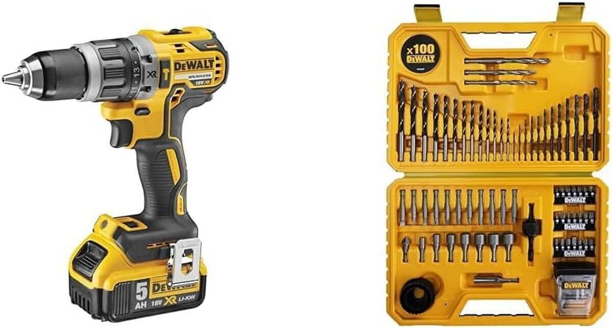 Test de la perceuse visseuse Dewalt XR 18V 420W compact et puissant
