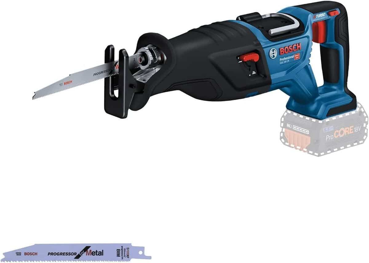 Test de la scie sabre sans-fil Bosch GSA 18V-28