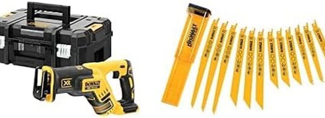 Test : scie Sabre Compacte Dewalt DCS367NT-XJ Avec Lames DT2445-QZ