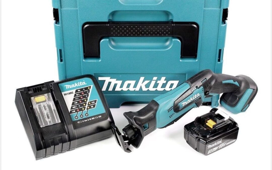 Test : scie sabre Makita DJR183RF1J 18V en coffret MAKPAC