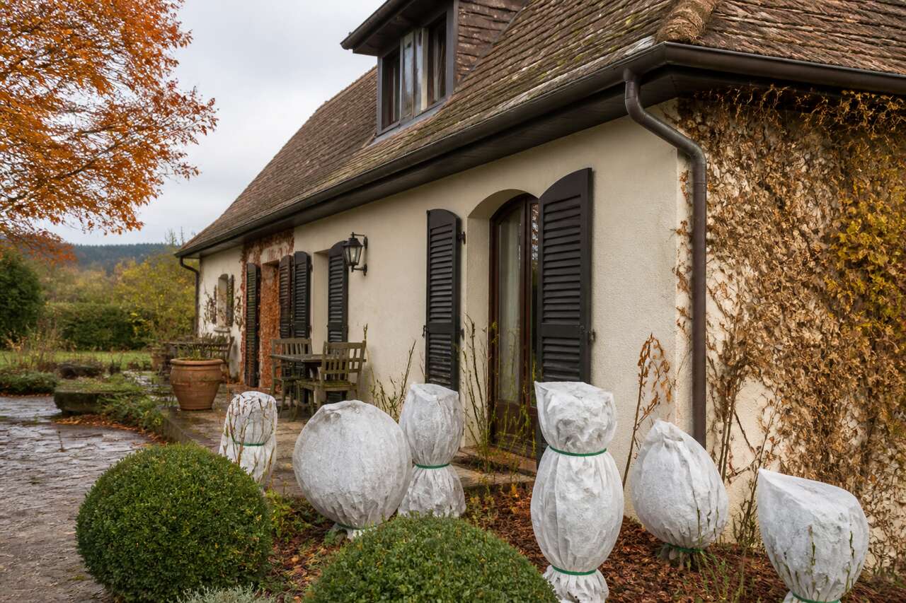 Extérieurs et eau: protéger toiture, gouttières, tuyaux et jardin du gel Extérieurs et eau: protéger toiture, gouttières, tuyaux et jardin du gel