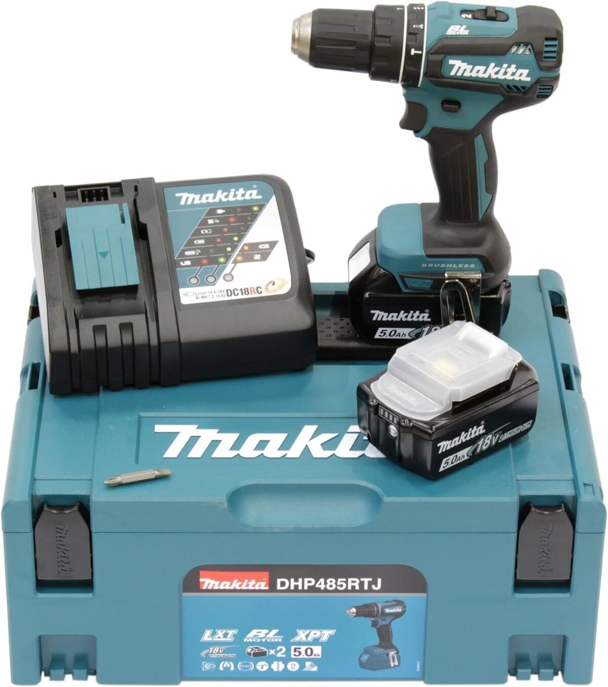 Test perceuse Makita DHP485RTJ : puissance 18V LXT